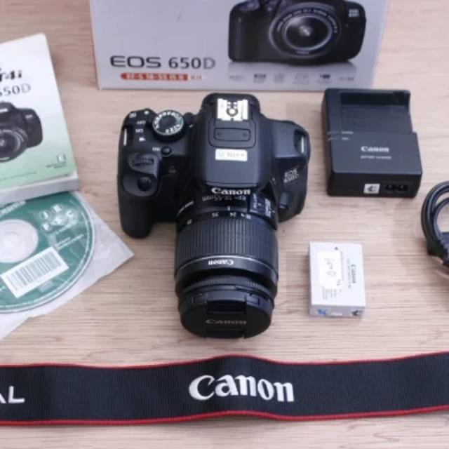 Kamera Canon eos 650d like new fullset