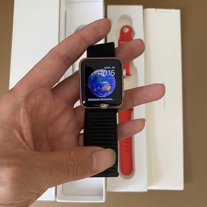 I WATCH SERIES 3 38MM ROSE GOLD FULSET