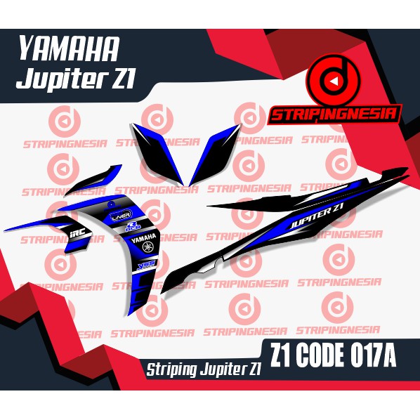 Striping Stiker Motor Yamaha Jupiter Z1 Racing Road Race Variasi Aksesoris Semi Full Body