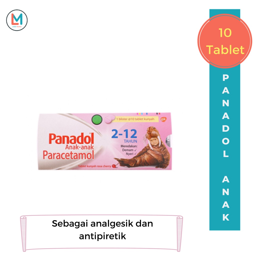 Panadol Anak | Tablet Kunyah & Sirup