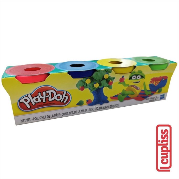 Jual Play Doh Mini 4 Pack Playdoh 23241 Compound 2 OZ | Shopee Indonesia
