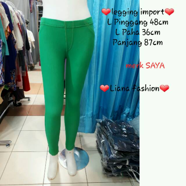  CELANA  SENAM LEGGING  IMPORT MERK  SAYA  BIG SIZE SIZE JUMBO 