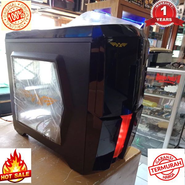 Terlaris PC GAMING AMD RYZEN 5 2400G RAM 16GB  SSD 120GB HDD 1TB