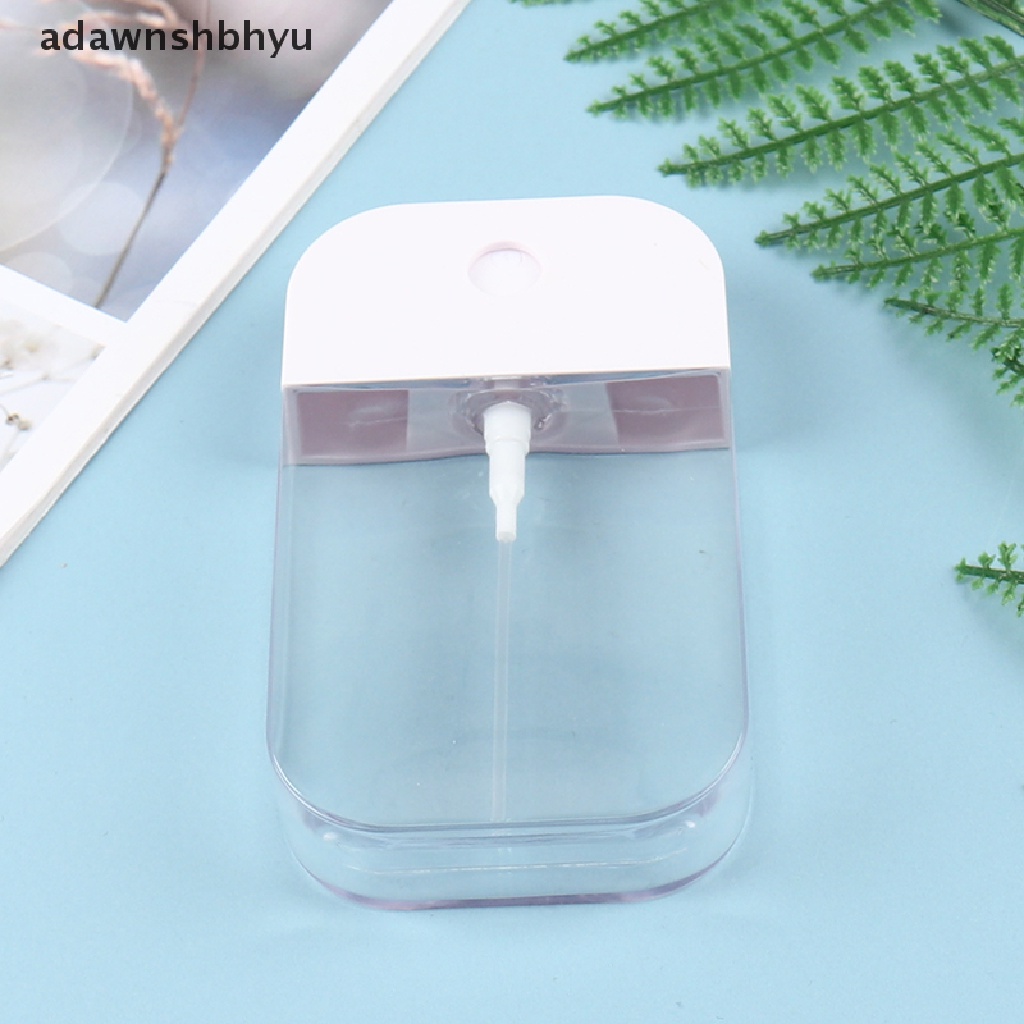 Adawnshbhyu 50ML Bentuk Kartu Parfum Spray Isi Ulang Botol Kosong Tipe Gepeng Atomizer