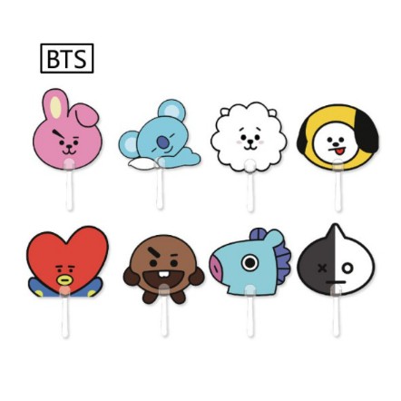 KIPAS TANGAN MANUAL ~ KIPAS TANGAN MANUAL LUCU / KIPAS TANGAN BTS BT21 / KIPAS TANGAN KARAKTER BT21