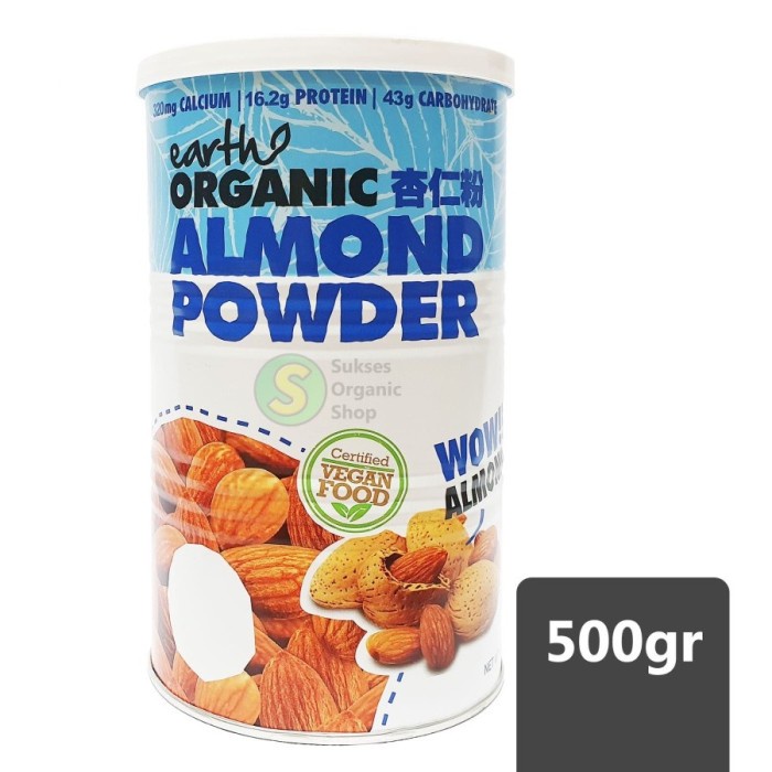 

✨COD✨ 500gr Earth Organic Almond Powder