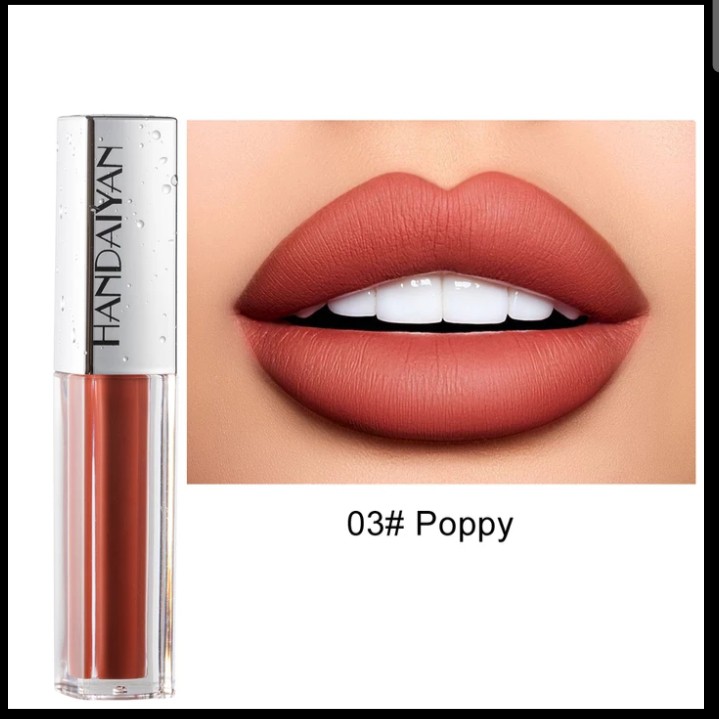 Lipstik | Lipgloss | Lipbalm | Lipmatte | Handaiyan 03# Poppy