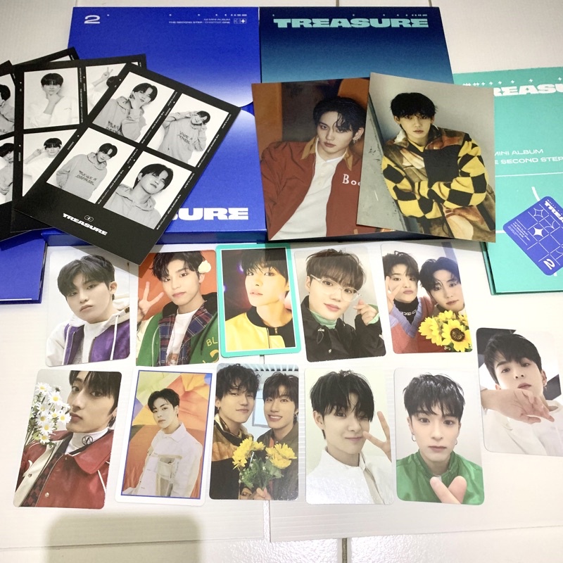 OFFICIAL PHOTOCARD TREASURE THE SECOND STEP (BENEFIT KTOWN4U YGSELECT) HYUNSUK HARUTO ASAHI DOYOUNG 