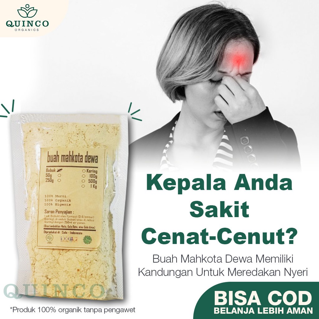 

Bubuk Buah Kering Mahkota Dewa Rempah Bubuk Organik Detox Tea Racun Herbal Kesehatan R93 100 gram