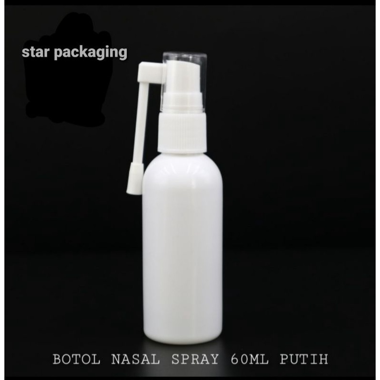 Botol spray 60ml Botol Nasal Spray 60ml Putih Spray Nasal Pencuci Hidung