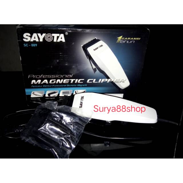 SC 889 magnetic clipper Sayota pencukur rambut
