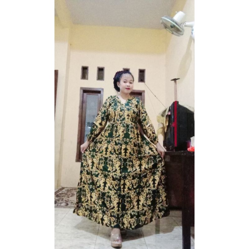 Dress maxy / Gamis Sultan mewah Model Canda Viral 