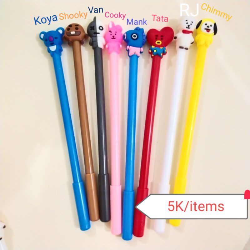 

Pulpen Gel BT21 (0.5)