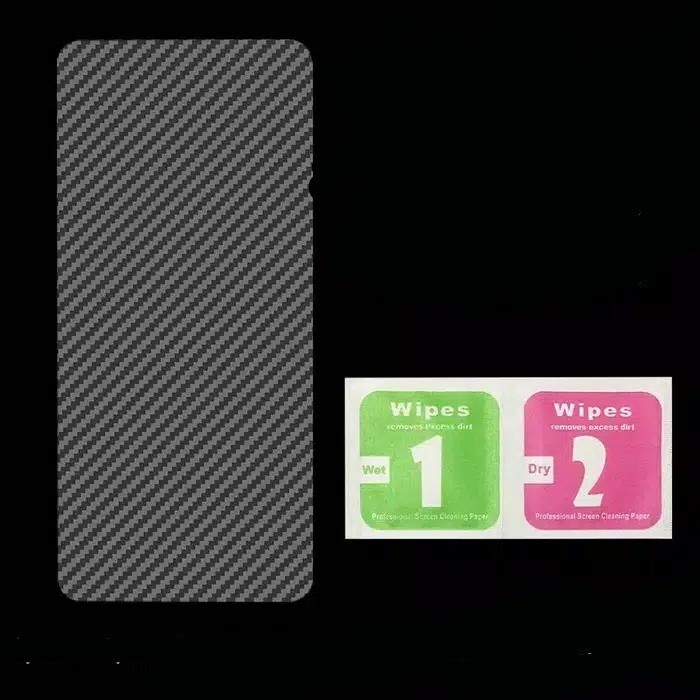 GARSKIN Sticker Carbon Infinix Note 11 / Note 11S / Note 11 Pro / Note 12 / Note 12 G96 / Note 12 VIP Skin Carbon Transparan Fiber Protection Back Sticker Carbon