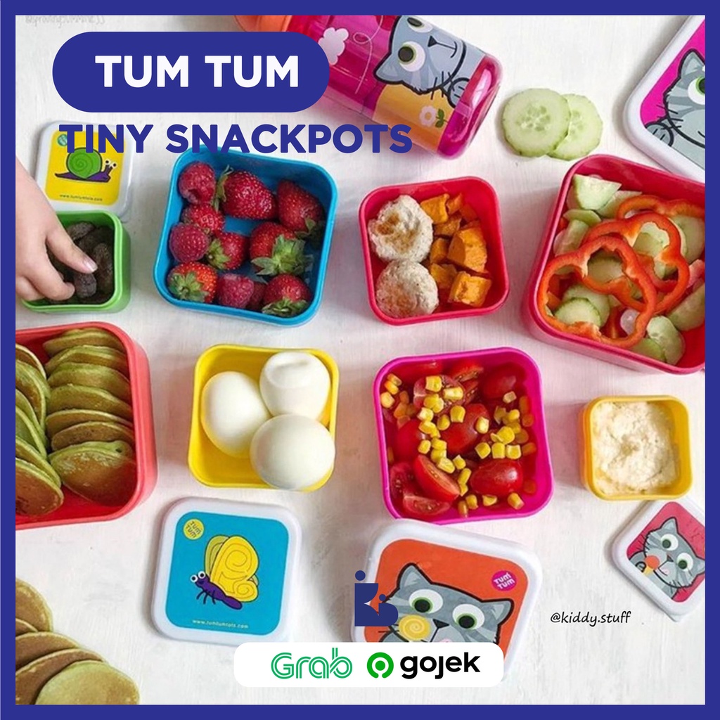 Tum Tum Tiny Snackpots | Kotak Makan