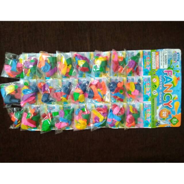 Balon Tiup Karet Mini / Balon Perang Air