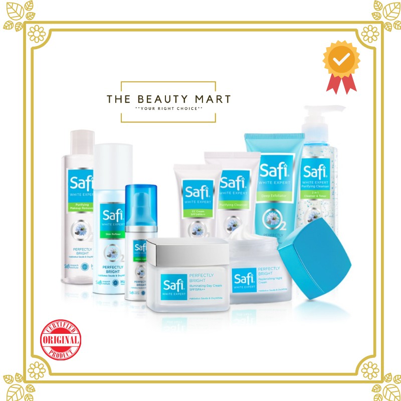 SAFI White Expert Series Purifying Cleanser/Deep Exfoliator/Day Cream/Night Cream/Skin Refiner