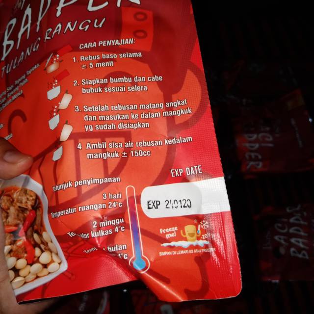 10 pcs Baso aci bapper tulang rangu (grosir)