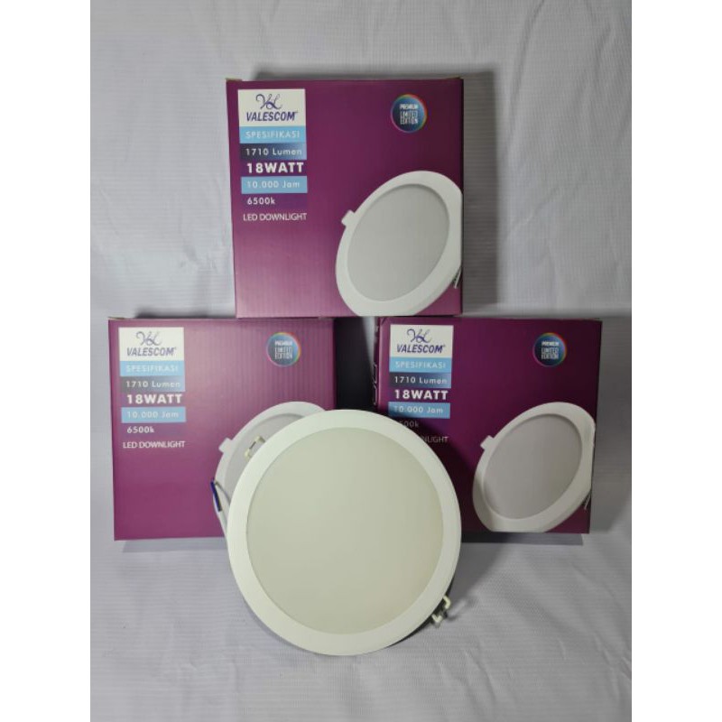 Lampu Downlight 6,9,12,18 Watt Valescom / Led Panel