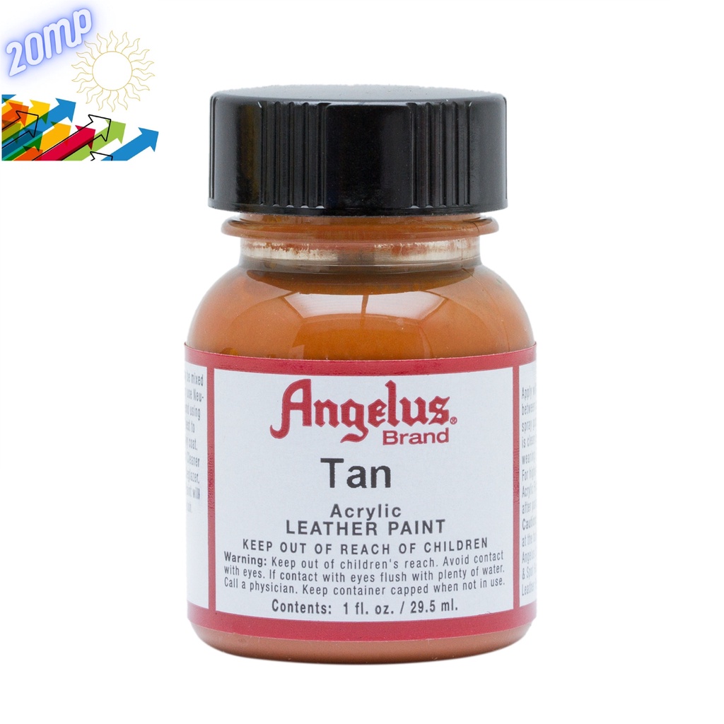 

Angelus Tan Leather Paint Cat Bahan Kulit Sepatu Tas Jaket Dll USA