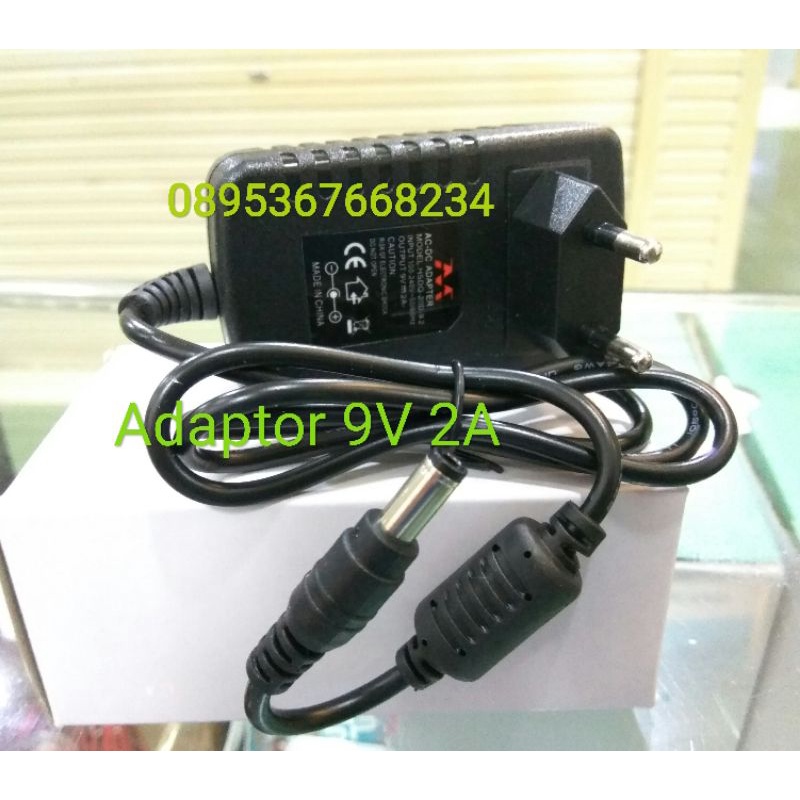 Adaptor efek gitar 9V 2A