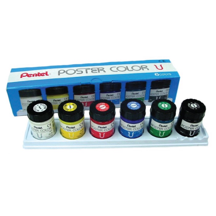 

Pentel poster color 30 ml set 6 WPU2-6E