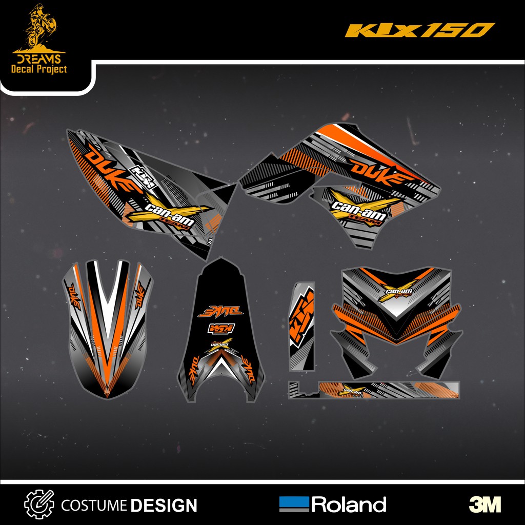 Decal KLX 150 KTM Duke