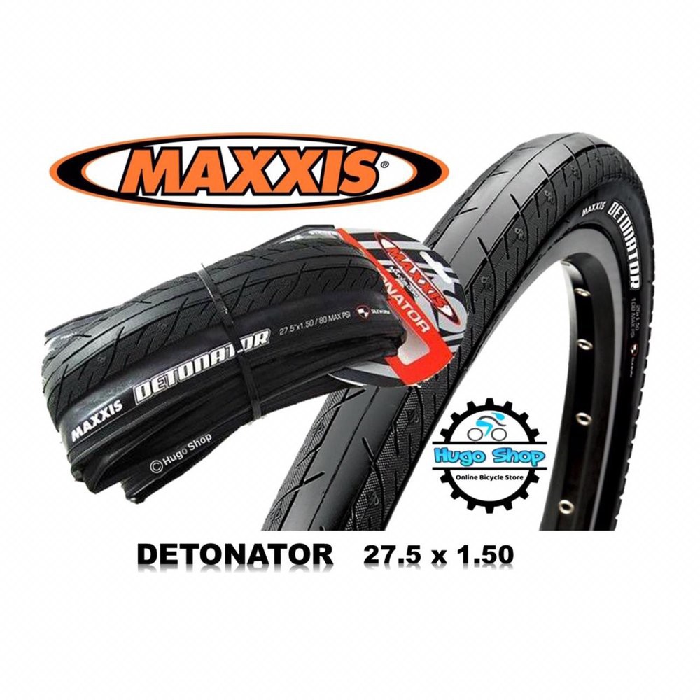 Ban Luar Sepeda Maxxis Detonator Black 27.5 x 1.50 black Murah