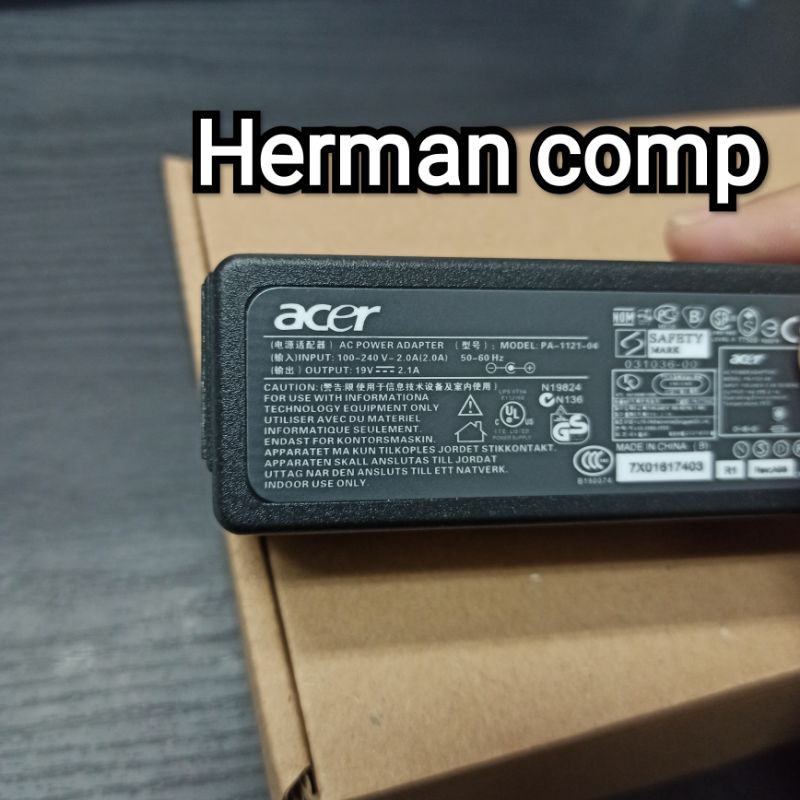 Original Adaptor Acer PA-1121-04 19V 2.1A Dc 5.5x2.5mm