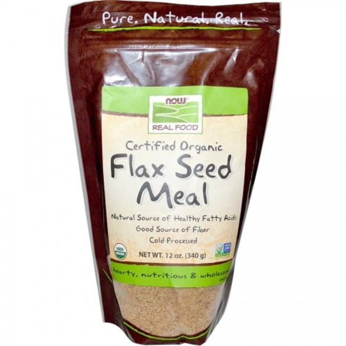 

Now Foods,Organic Flax Seed Meal (340 g)