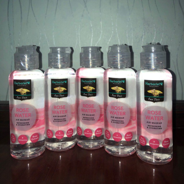 HERBORIST Rose Water &amp; Cleansing Milk 100ml ✔️BPOM | penyegar air mawar herborist