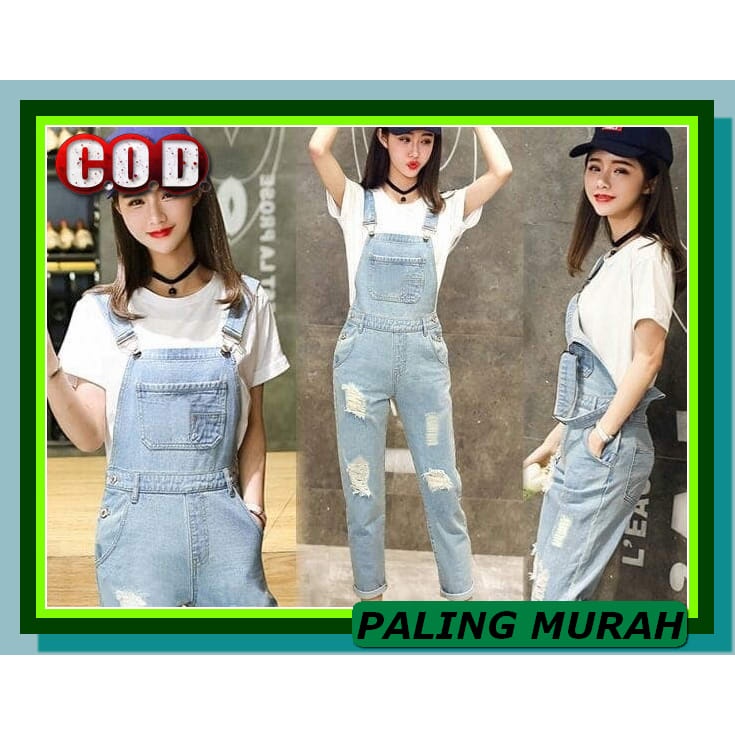 Jumpsuit Wanita Panjang Hijab Import Jamsuit Jumsuit Jampsuit O G WL459 Janetz Jeans Jumpsuit Jeans