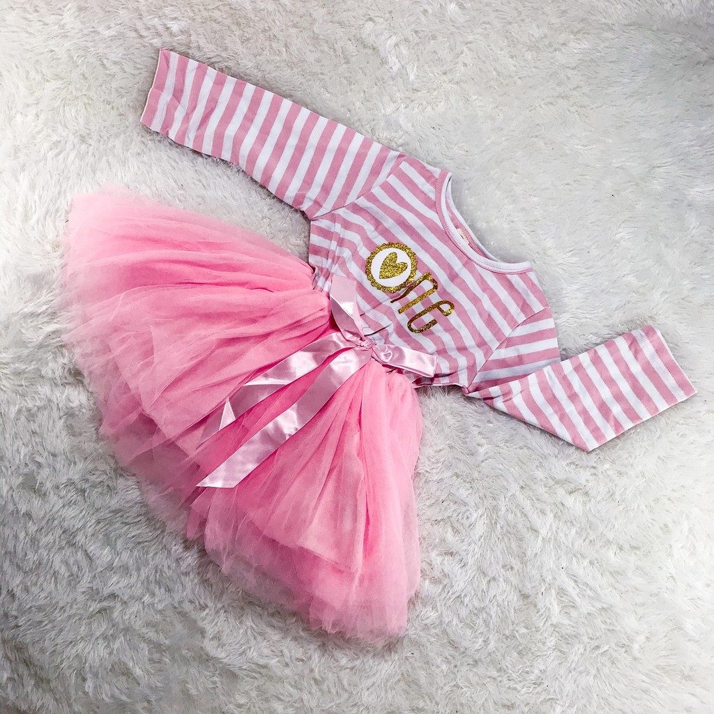 DRESS ANAK IMPORT-DRESS ANAK TUTU PINK