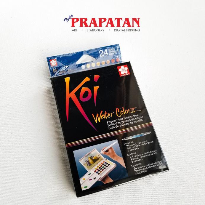 

SAKURA KOI WATER COLOR 24 WARNA