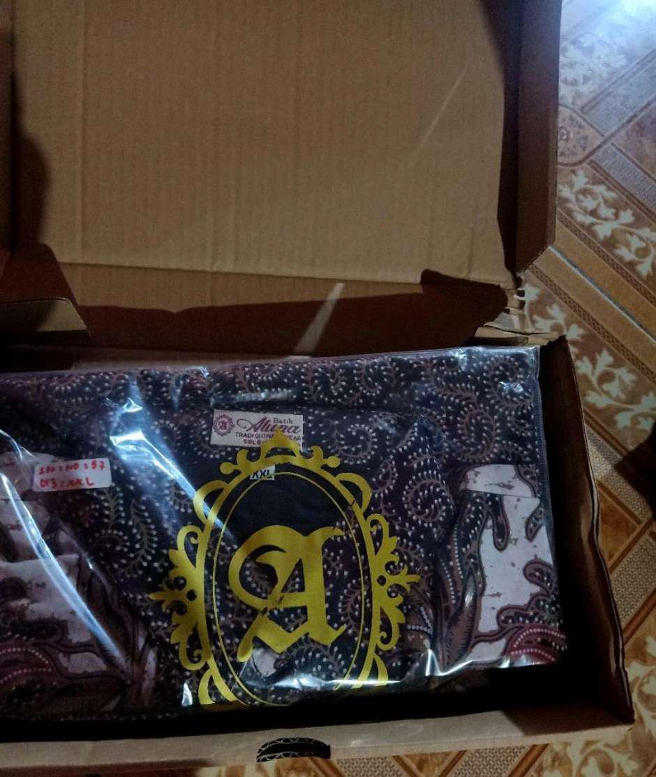 Batik Pria Lengan Panjang Modern Kemeja Batik Pria Modern Batik Solo Slimfit Premium Pria Gba 089