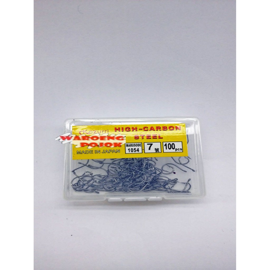 Mata kail Kazurri Carbon Steel no 7 isi 100pcs