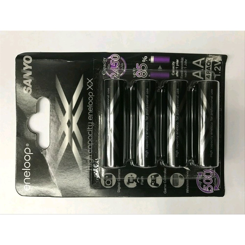 Baterai Charger Sanyo XXX AA isi 4