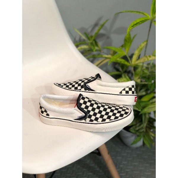 SEPATU VANS SLIP ON CHECKERBOARD OG DAN KLASIK PRIA WANITA