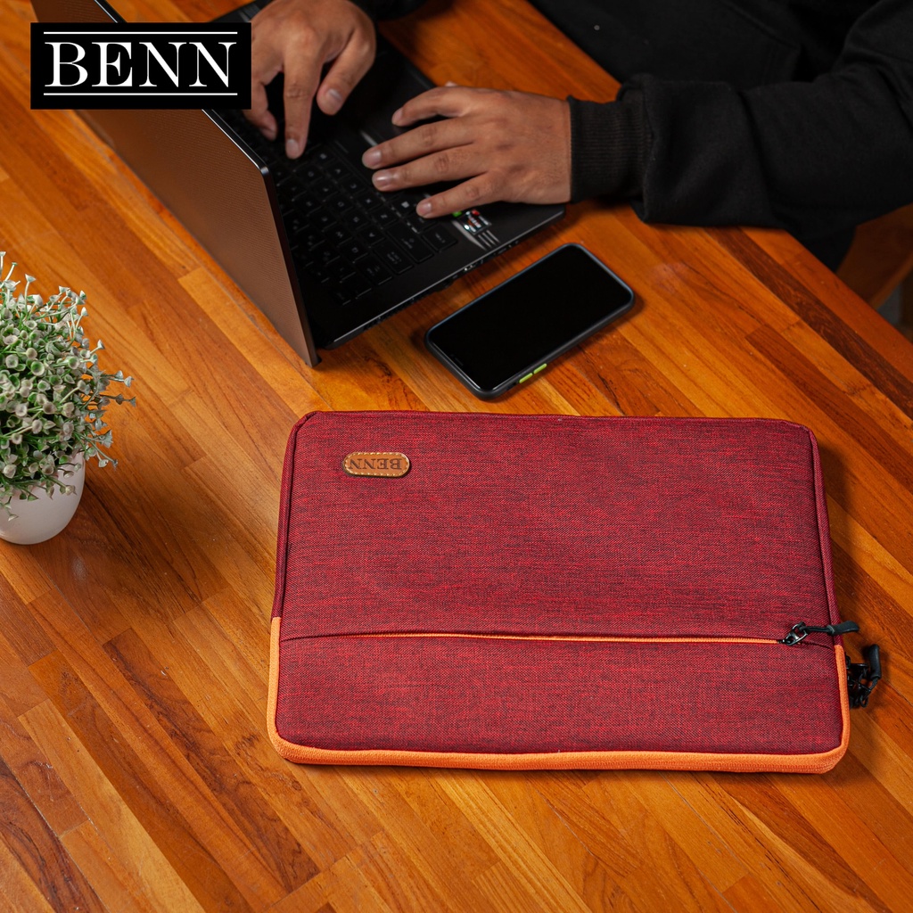 BENN - Sleeve Case / Laptop Sleeve / Softcase Macbook Air / Pro / Asus / Lenovo / MSI cherry Red-1