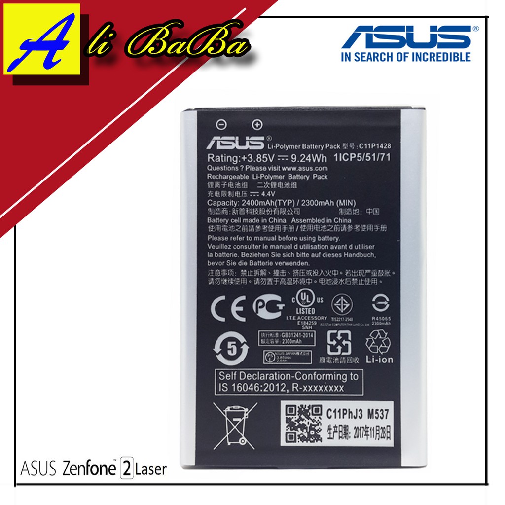 Asus Zenfone 2 Laser 5" Battery - Baterai Asus Zenfone 2 Laser 5 inch Original