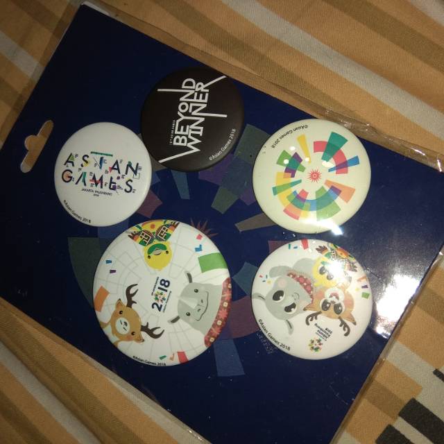 MERCHANDISE ASIAN GAMES 2018 PIN SET ISI 5
