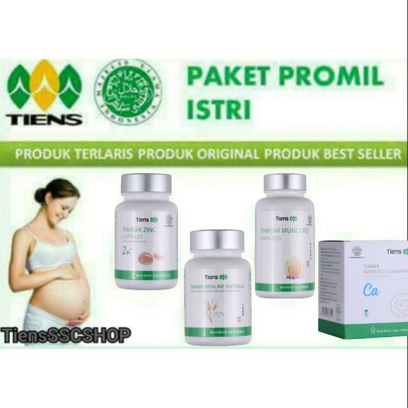 Tiens Paket Promil (Untuk Istri) (Kemasan Full) / Original / Herbal