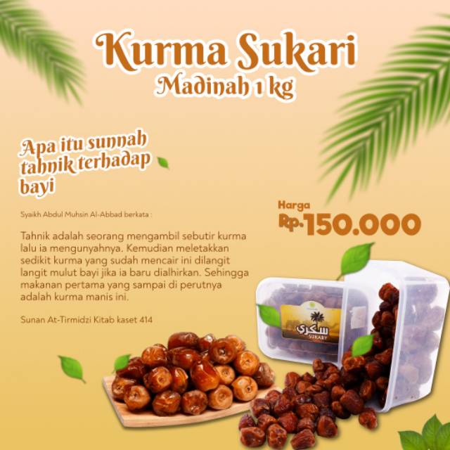 

Kurma sukari madinah 1kg