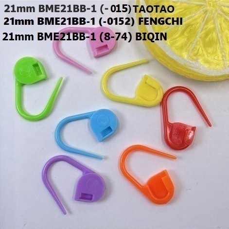 Stitch Marker Bentuk Koma Bahan Besi/Untuk Merajut Crochet Knitting/Penanda Rajutan Warna-Warni/1pc