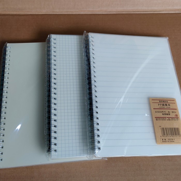

[RESTOCK] buku catatan spiral cover tranfaran A4 spiral notebook A4 isi 80lembar - KOTAK/GRID