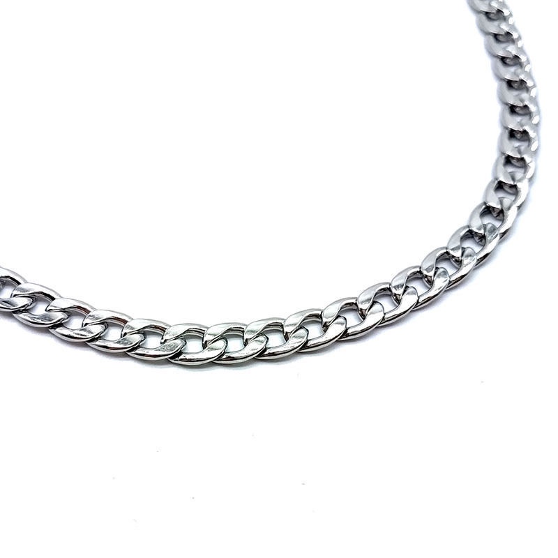 Emas titanium steel kalung rantai stainless steel klavikula rantai Korea fashion Pria hip hop punk k