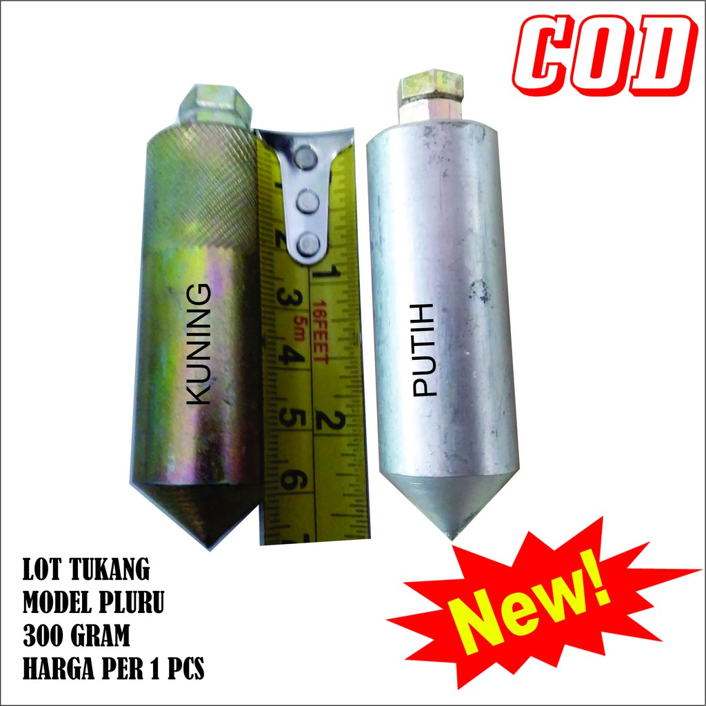 termurah 1pcs lot tali tukang kecil 300 gram kuningan dan putih unting unting bandul alat tukang