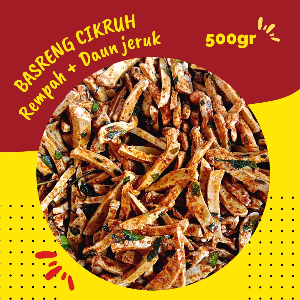 

BASRENG CIKRUH REMPAH DAUN JERUK 500gr | Basreng Viral | Basreng Bumbu Berlimpah
