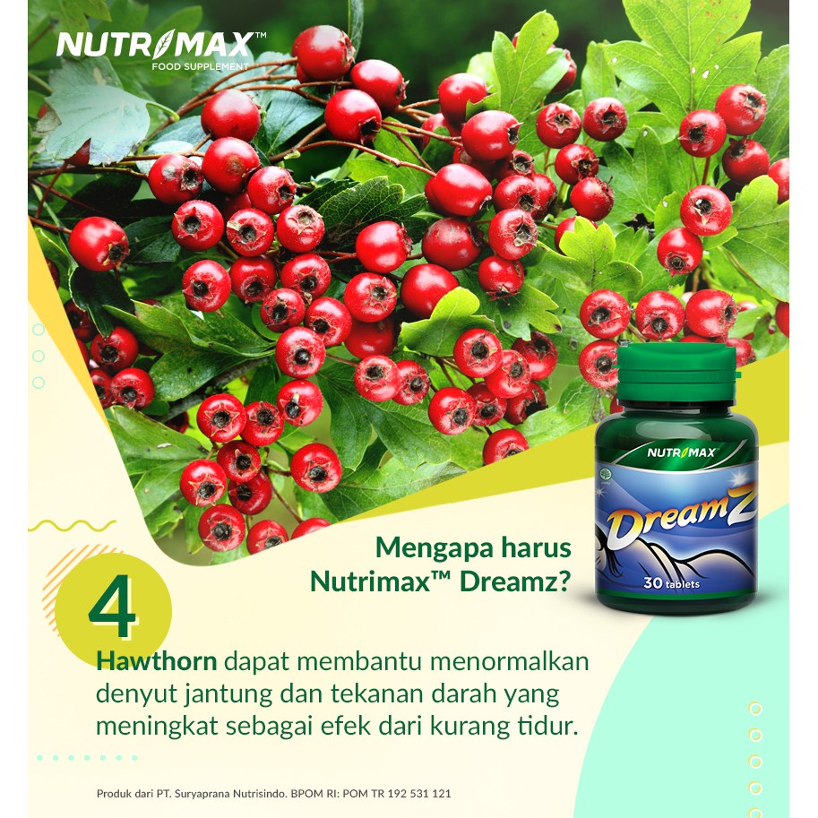 Nutrimax Sweet Dreams 30s / Nutrimax Dreamz / Vitamin Susah Tidur Insomnia