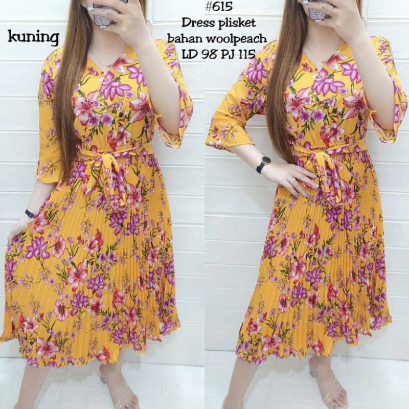 Dress korea flower